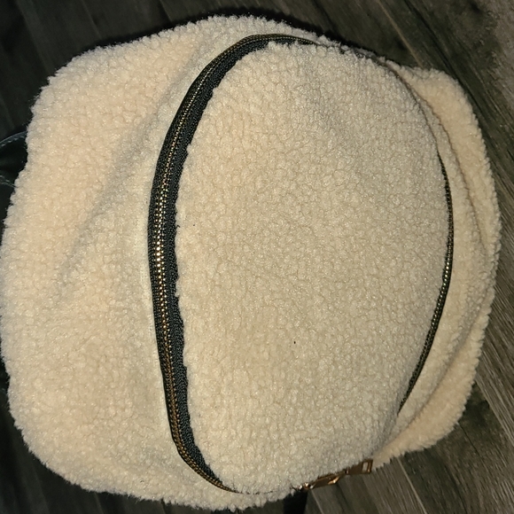 NWOT Wool & Leather back pack - Picture 4 of 8